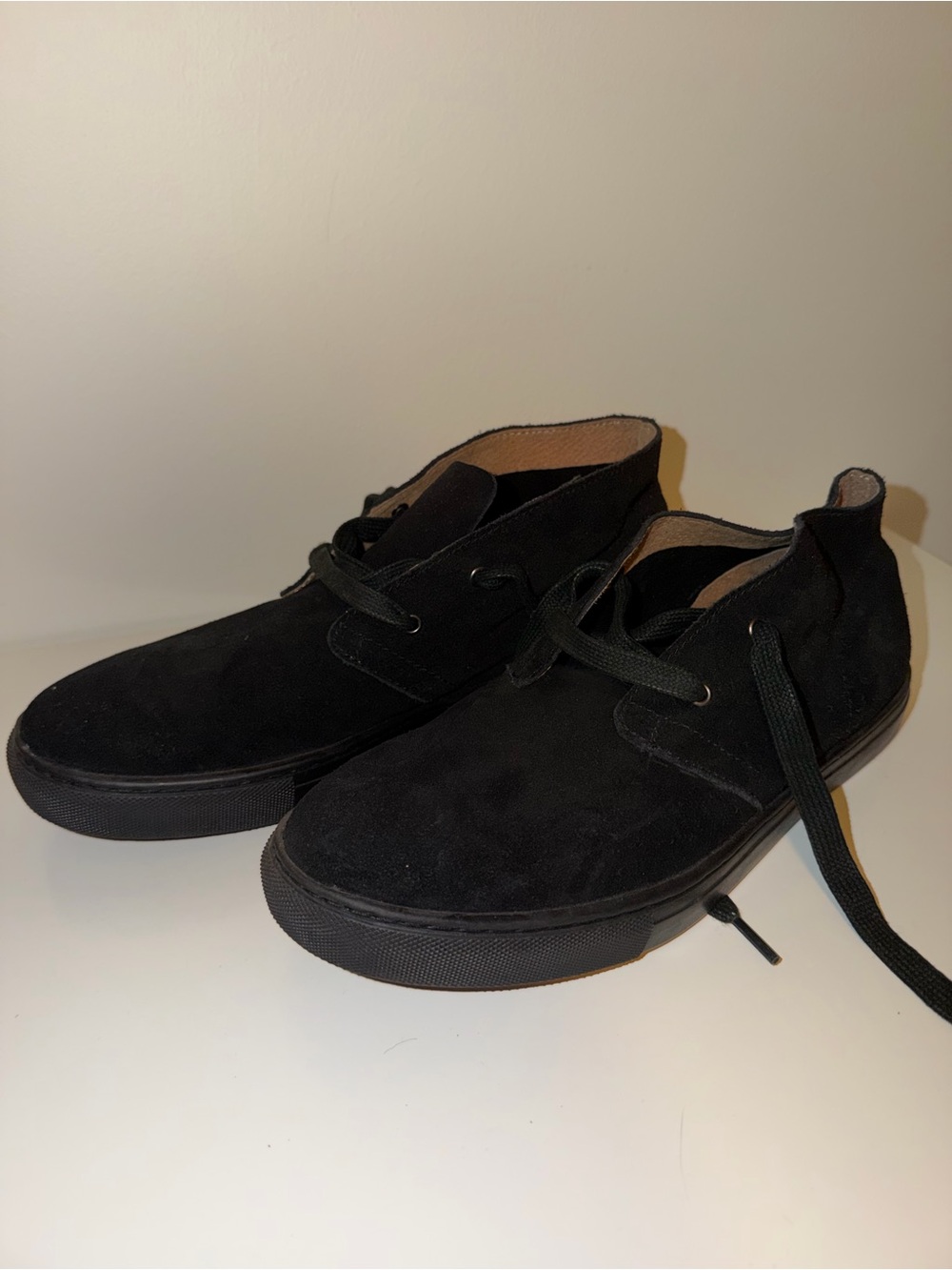 Polo by Ralph Lauren Black Suede Chukka-Style Sneakers